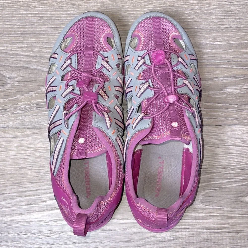 Merrell Hydro Choprock Big Girls Size 7 Purple Pink Hiking Sandal
